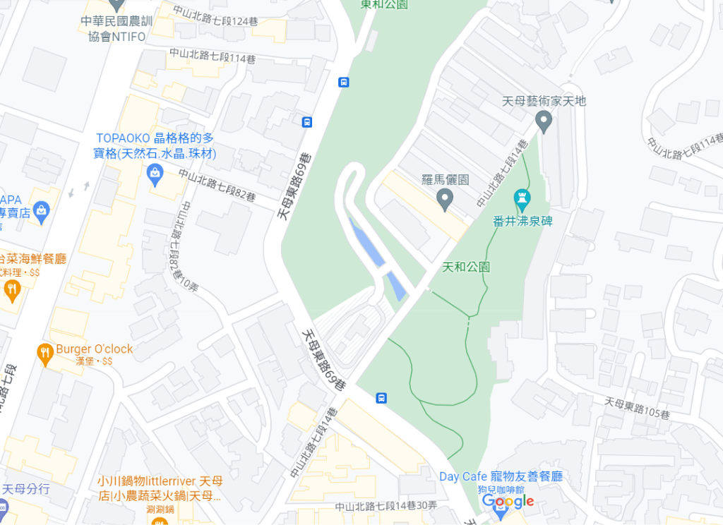 示範photomerge用的地圖