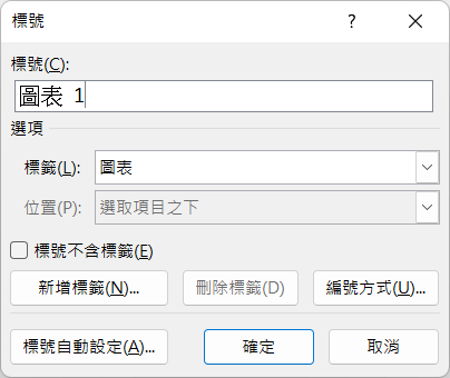使用word的標號功能
