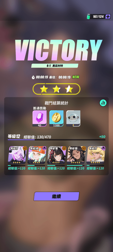 眾神派對-勝利畫面