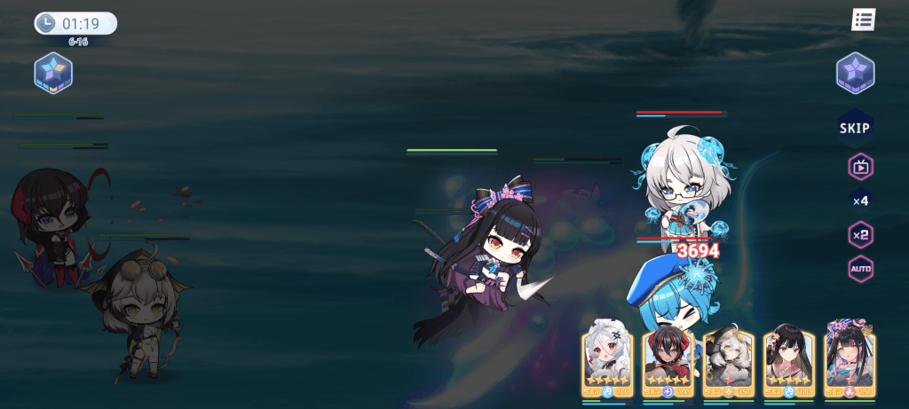 "洶湧少女"戰鬥畫面